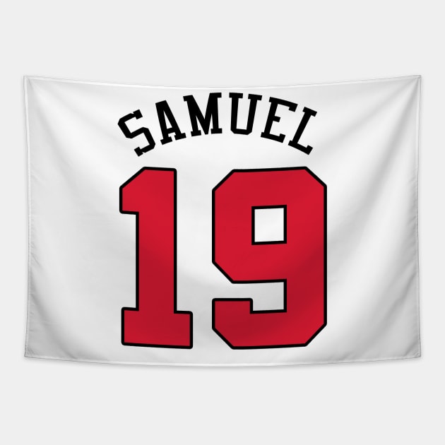 Deebo Samuel 49ers Tapestry by Cabello's