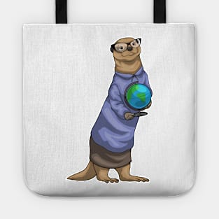 Otter Teacher Globe History Tote