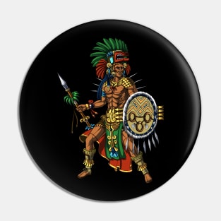 Ancient Mayan Warrior Pin