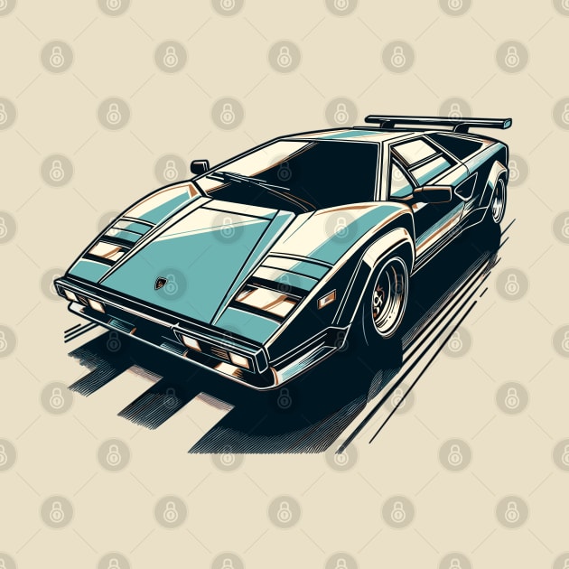 Lamborghini Countach by Vehicles-Art