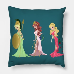 Athena, Hera and Aphrodite Pillow