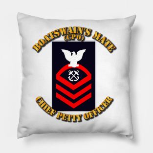 Navy - CPO - Blue - Red with Txt Pillow