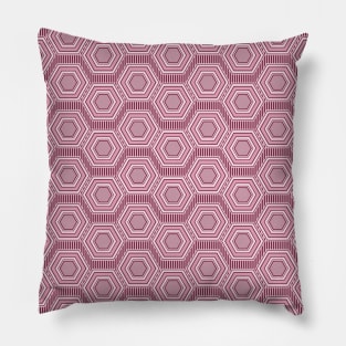 Simple Hexagon Pattern Pillow