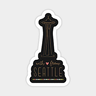 With Love from Seattle Magnet