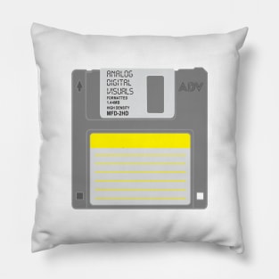 Floppy Disk (Gray Colorway) Analog/ Computer Pillow