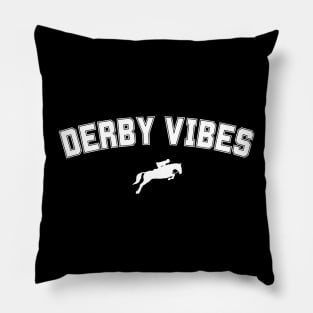 Kentucky Derby Vibes Funny Derby Retro Kentucky Since Horse Race Vintage Gifts Pillow