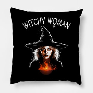 Wicca & Witchcraft Witchy Woman Pillow