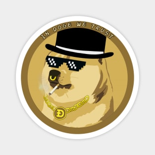 Gangster Doge Magnet