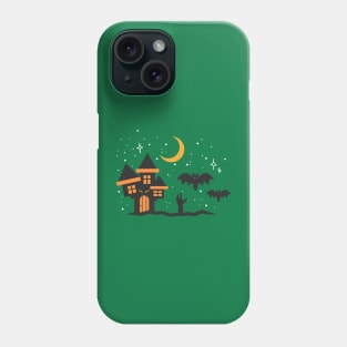 Haunted House Halloween Pattern Phone Case