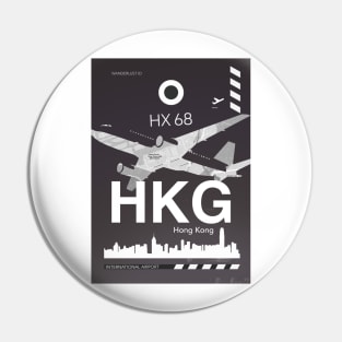 Hong Kong Collage Pin