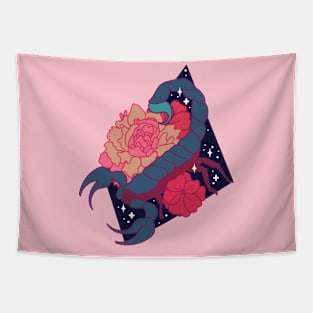 Scorpio Scorpion (Pink) Tapestry