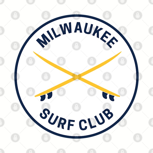 Vintage Milwaukee Wisconsin Surf Club by fearcity