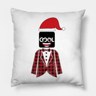 Buffalo Christmas COOL SANTA CARTOON Pillow