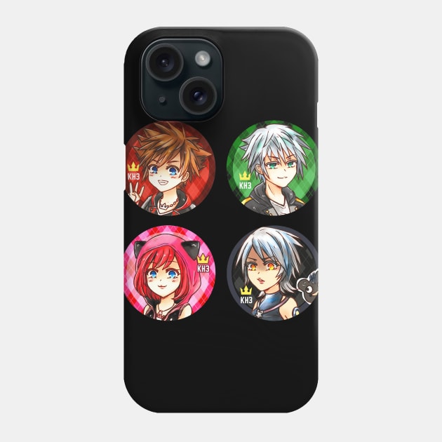 Kingdom Hearts 3 We are Ready! Phone Case by candypiggy