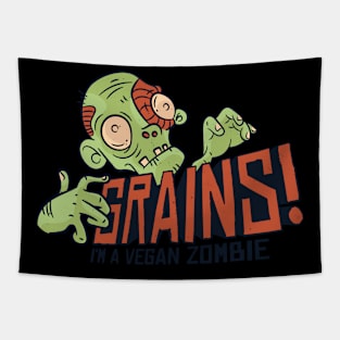 I'm a Vegan Zombie Tapestry