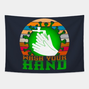 Wash Your Hand Tapestry