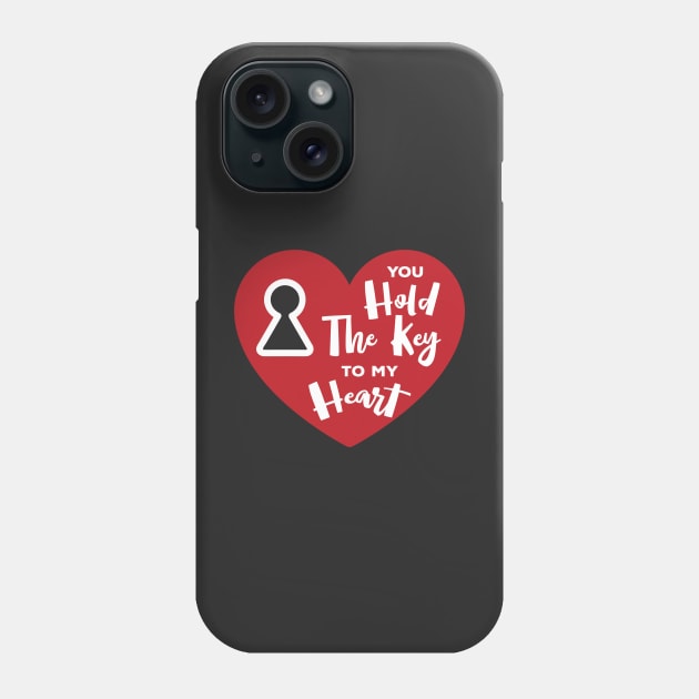 You Hold The Key To My Heart Phone Case by Gorilla Designz