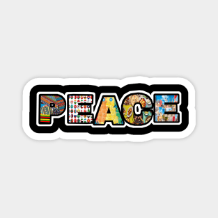 PEACE Sticker - Front Magnet