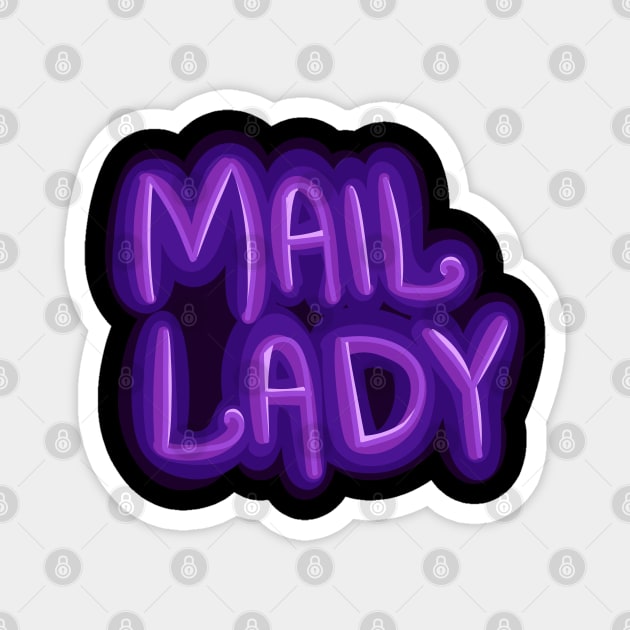 Mail Lady Magnet by Sparkleweather