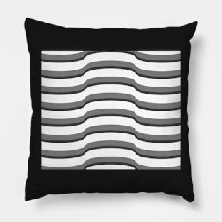 Op Art White 7632 Pillow