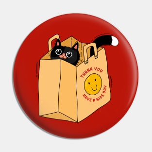 Cat in a bag Pin