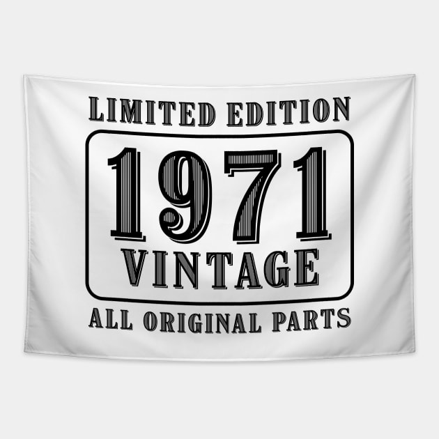 All original parts vintage 1971 limited edition birthday Tapestry by colorsplash