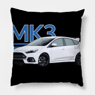 FOCUS RS FROZEN WHITE MK3 Pillow