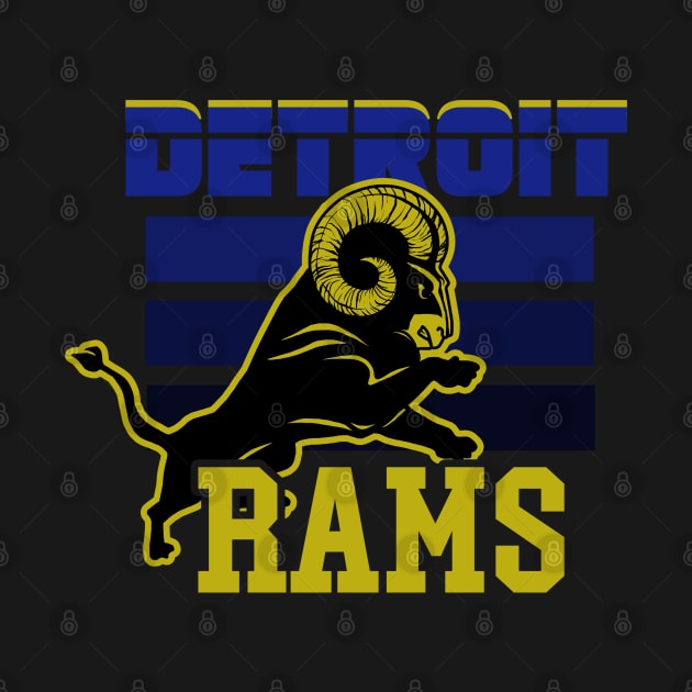 Detroit Rams Goat by Nwebube parody design