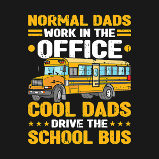 Bus Driver Dad School Bus T-Shirt