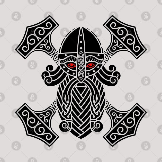 Odin Ruler of Asgard, Viking God, Norse God Valhalla by DesignsbyZazz