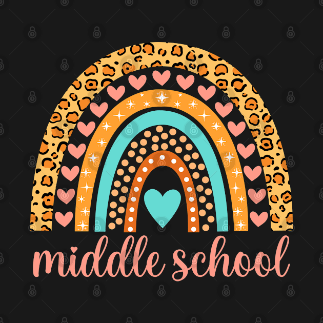 Middle School Teacher Girls Boys Back To School by CreativeShirt