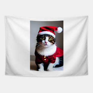 Christmas Cat (Christmas Animals) Tapestry