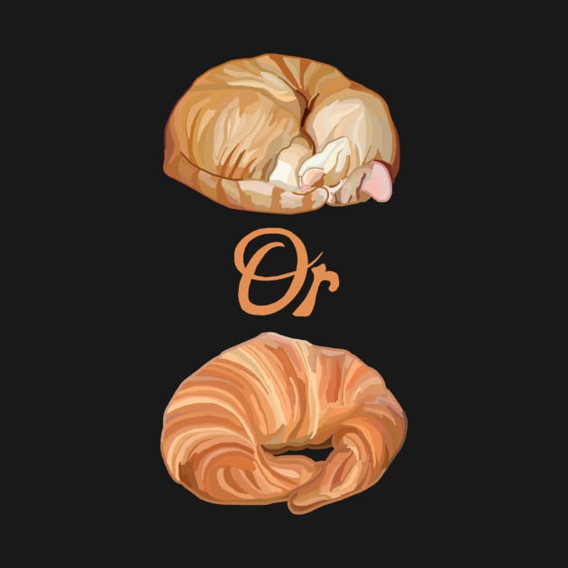 Cat or Croissant? by Art by Deborah Camp