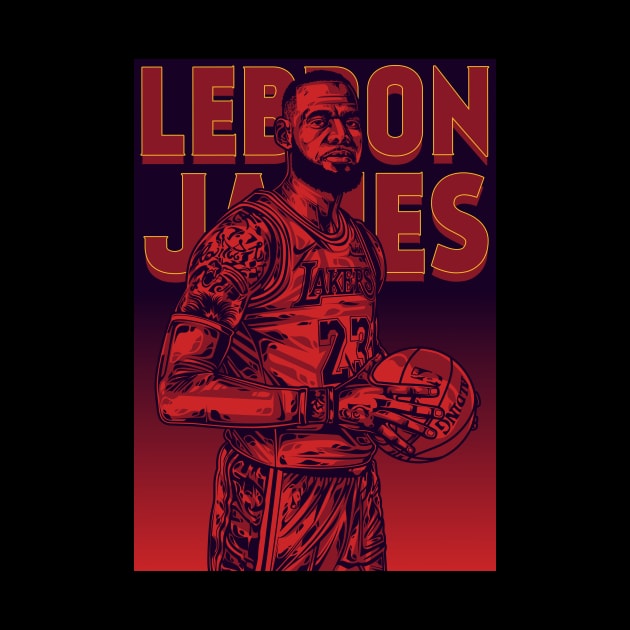 Lebron James Pop Art by Adrielvector Gallery