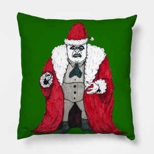 Penguin Claus Pillow