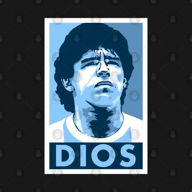 Maradona Dios by Aefe