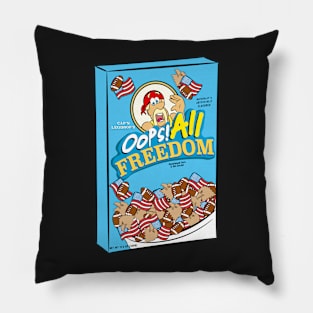 Oops all freedom american food Pillow