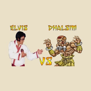 Elvis vs Dhalsim Street Fighter T-Shirt