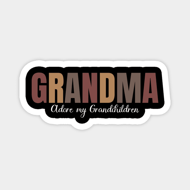 GRANDMA Adore My Grandchildren Magnet by TrendyPlaza