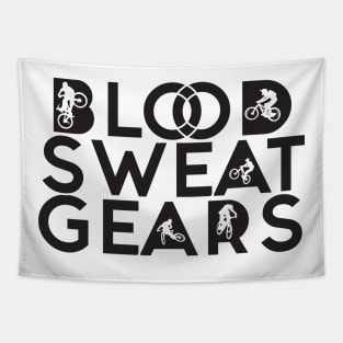 Blood Sweat Gears Tapestry