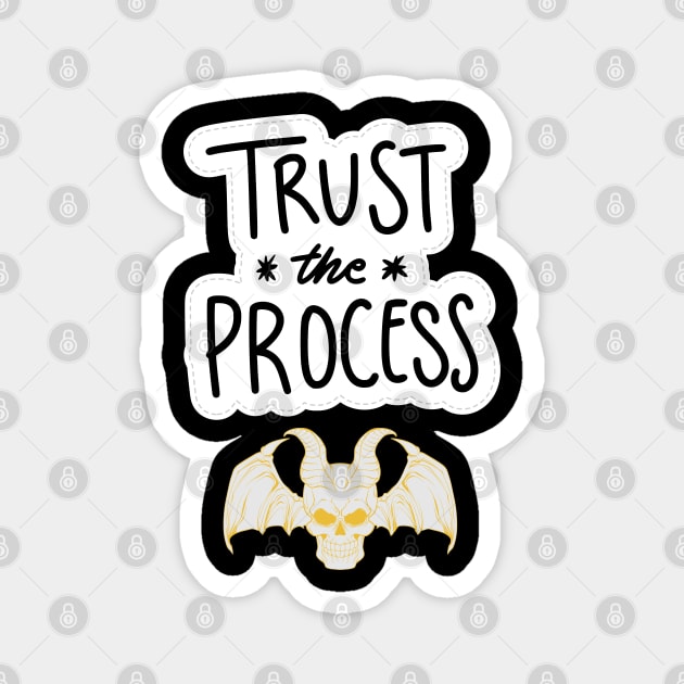 TRUST IN THE PROCESS Magnet by Klau