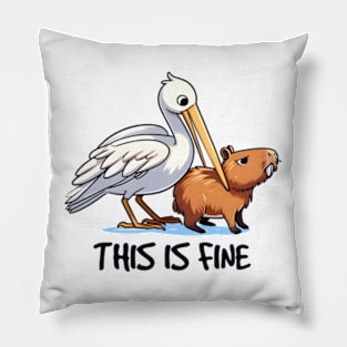 This Is Fine Pillow