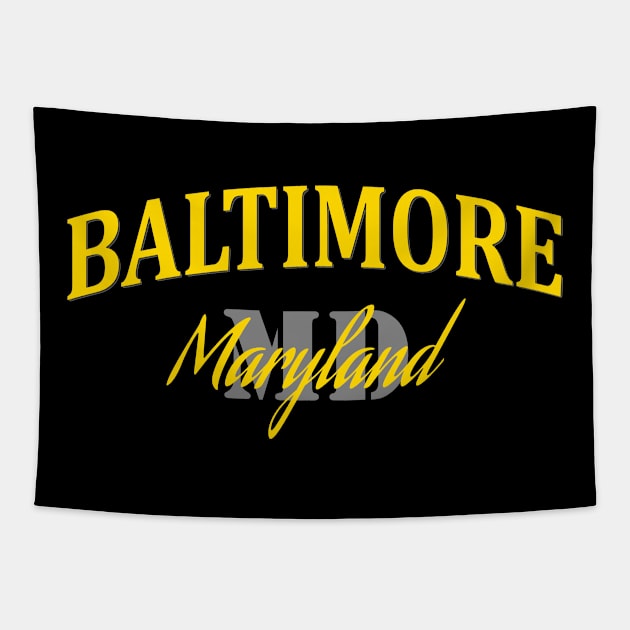 City Pride: Baltimore, Maryland Tapestry by Naves