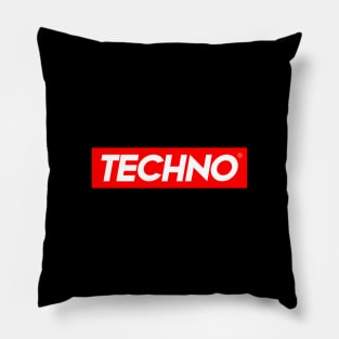 TECHNO MUSIC - Collector from the 90s Pillow