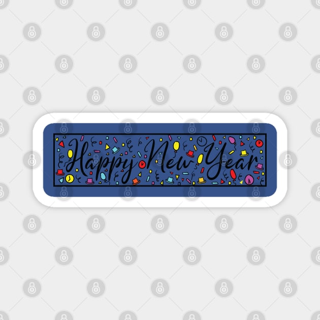 Happy New Year Magnet by holidaystore