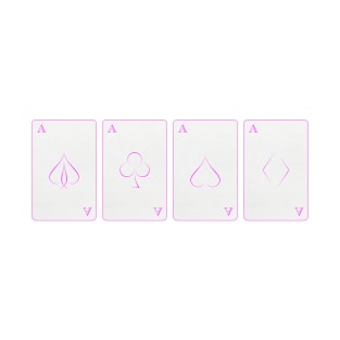 Pink Four Aces T-Shirt