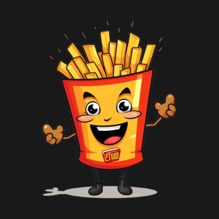 kawaii french fries T-Shirt cute potatofood T-Shirt