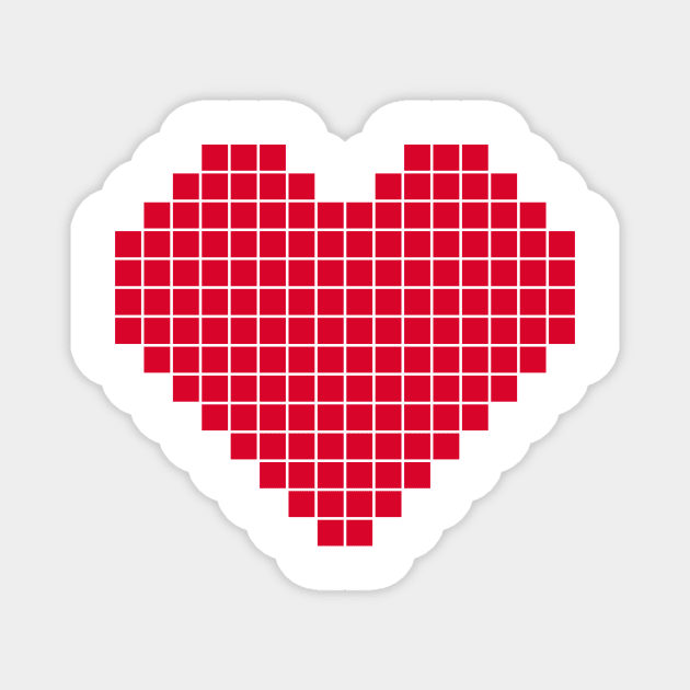 Lego heart Love lego Magnet by aesthetice1