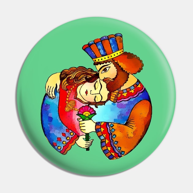 Ancient persian king and queen Pin by doniainart