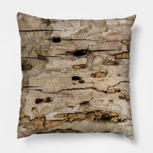 Termite Wooden Surface Pillow